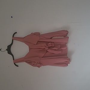 Blush blouse 2xl brand Iris straps with cold shoulders arms